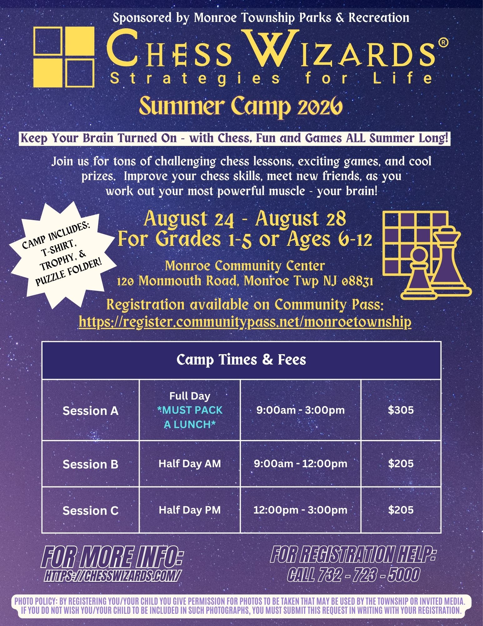 CHESS WIZARDS SUMMER CAMP 2026