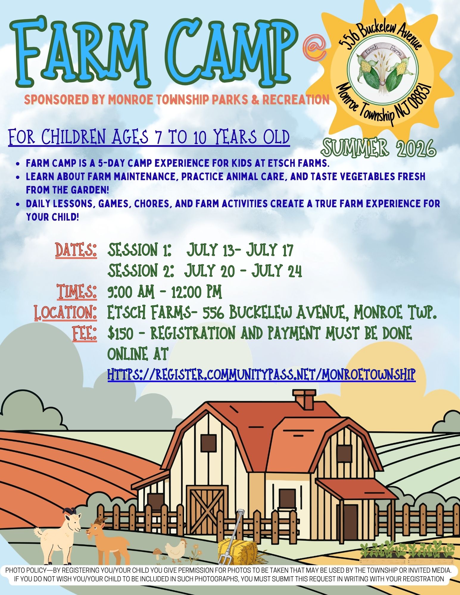 FARM CAMP 2026